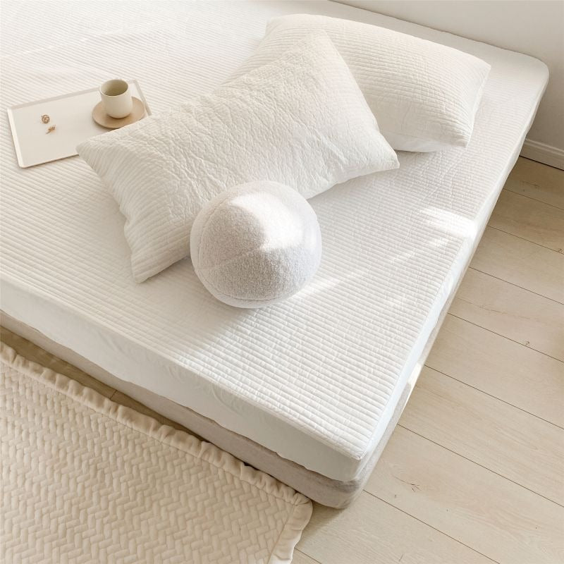 Simple Cotton Simmons Non-Slip Protection Bed Sheet - Harmony Gallery
