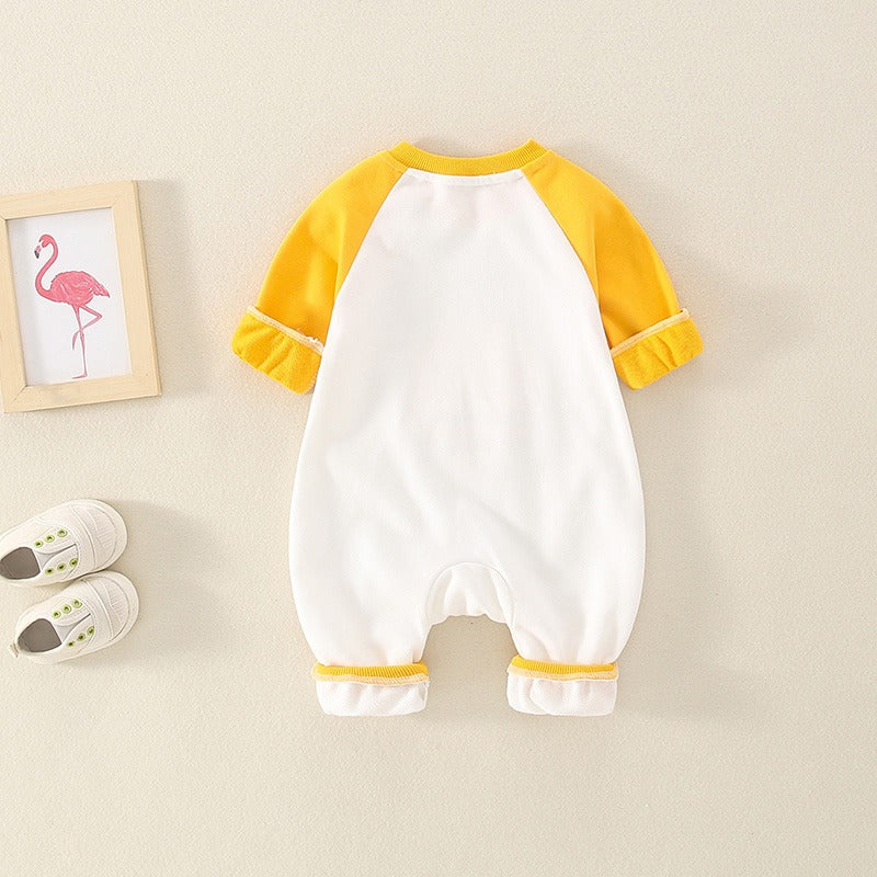 Cute One-Piece Cartoon Cotton Baby Boy's Romper - Harmony Gallery
