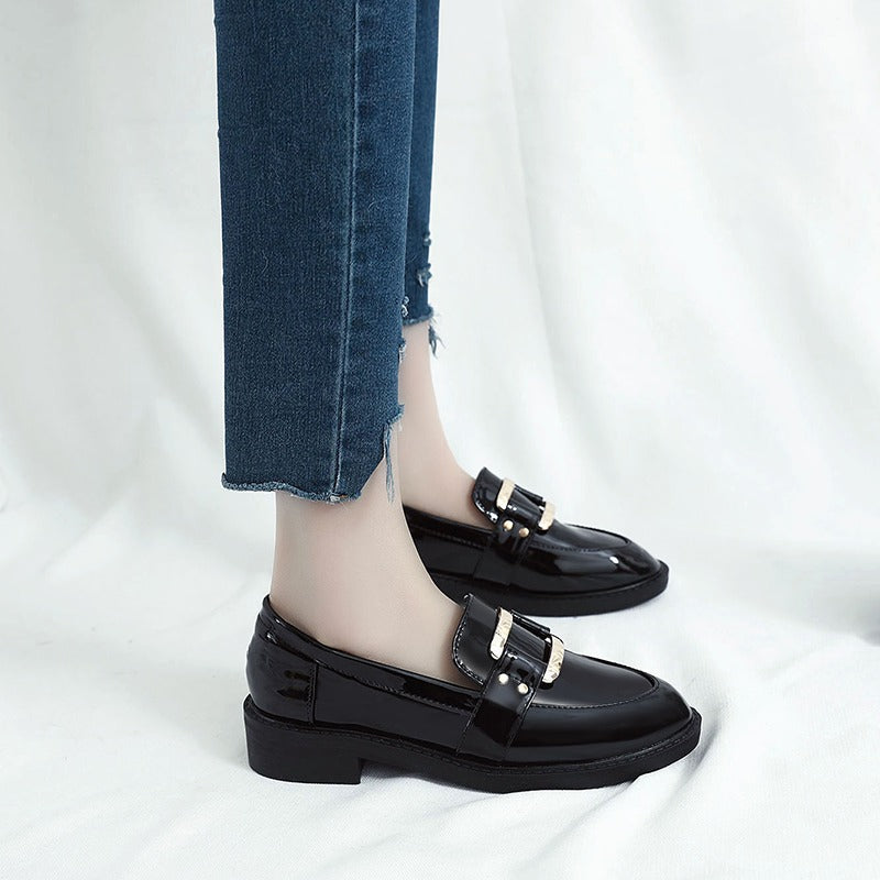 All-Match British Style One-Step Flat Women's Loafer - Harmony Gallery