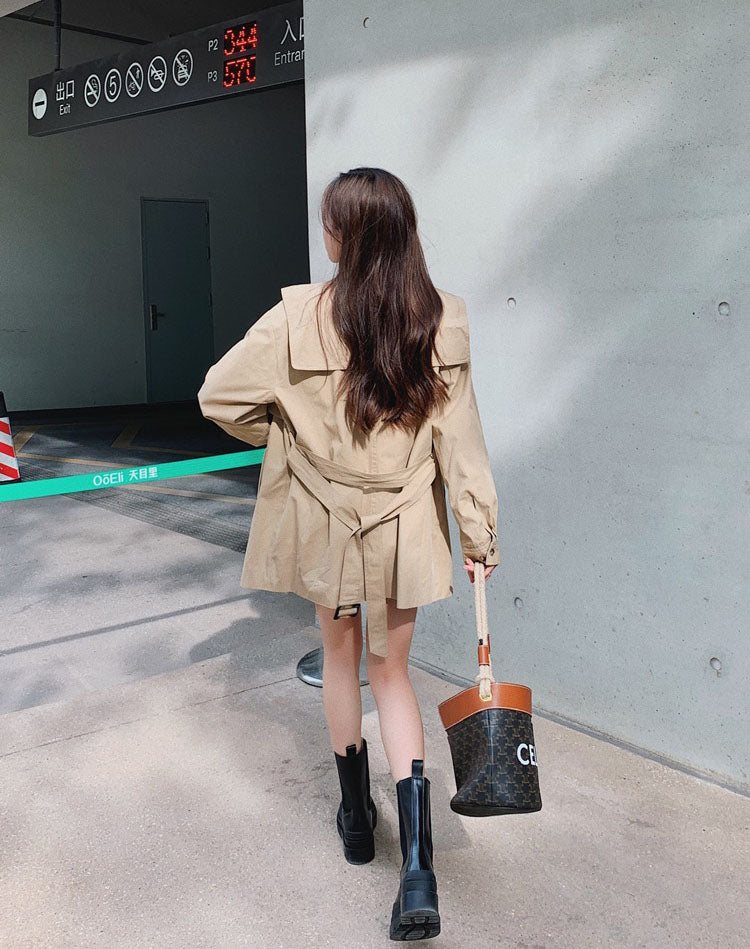 Fried Street Windbreaker British Style Women's Jacket - Harmony Gallery