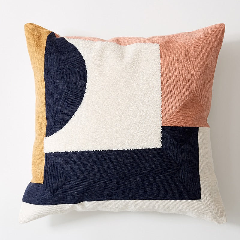 Nordic Decorative Cotton Embroidered Living Room Pillowcase - Harmony Gallery