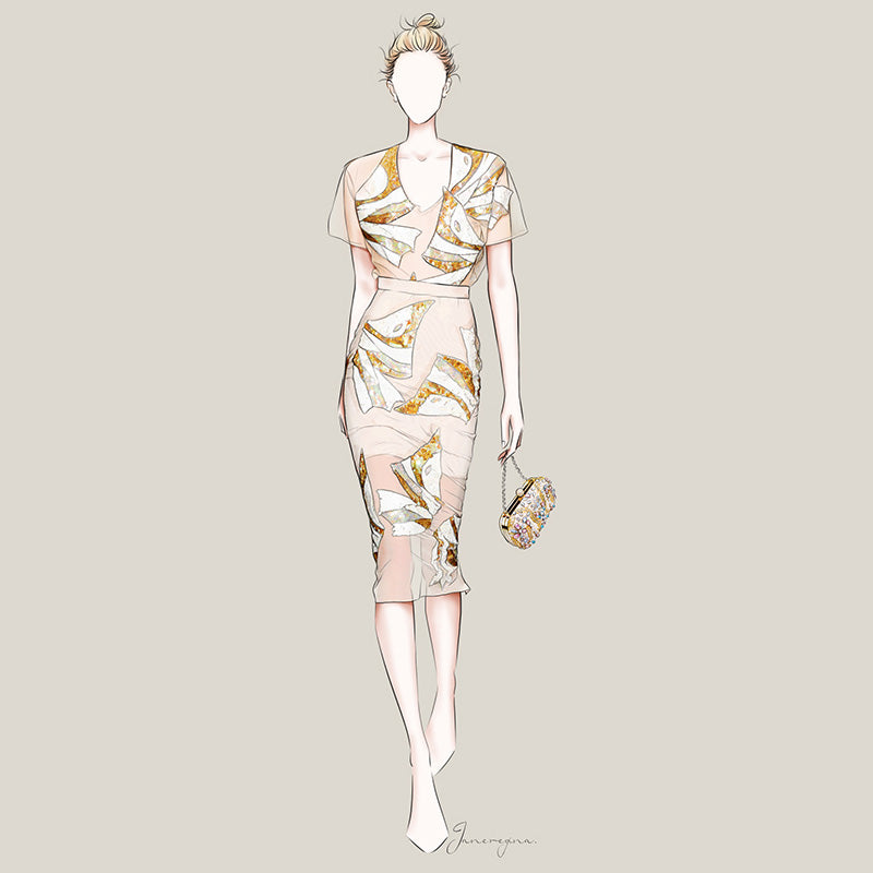 Pastel Rhinestone Banquet High-End Evening Clutch Bag - Harmony Gallery