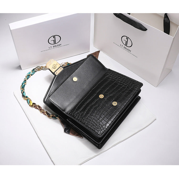 Manhattan Crocodile Pattern Stylish Women's Handbag - Harmony Gallery