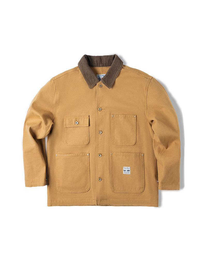 American Retro Heavy Michigan Canvas Multi-Pocket Men's Coat - Harmony Gallery