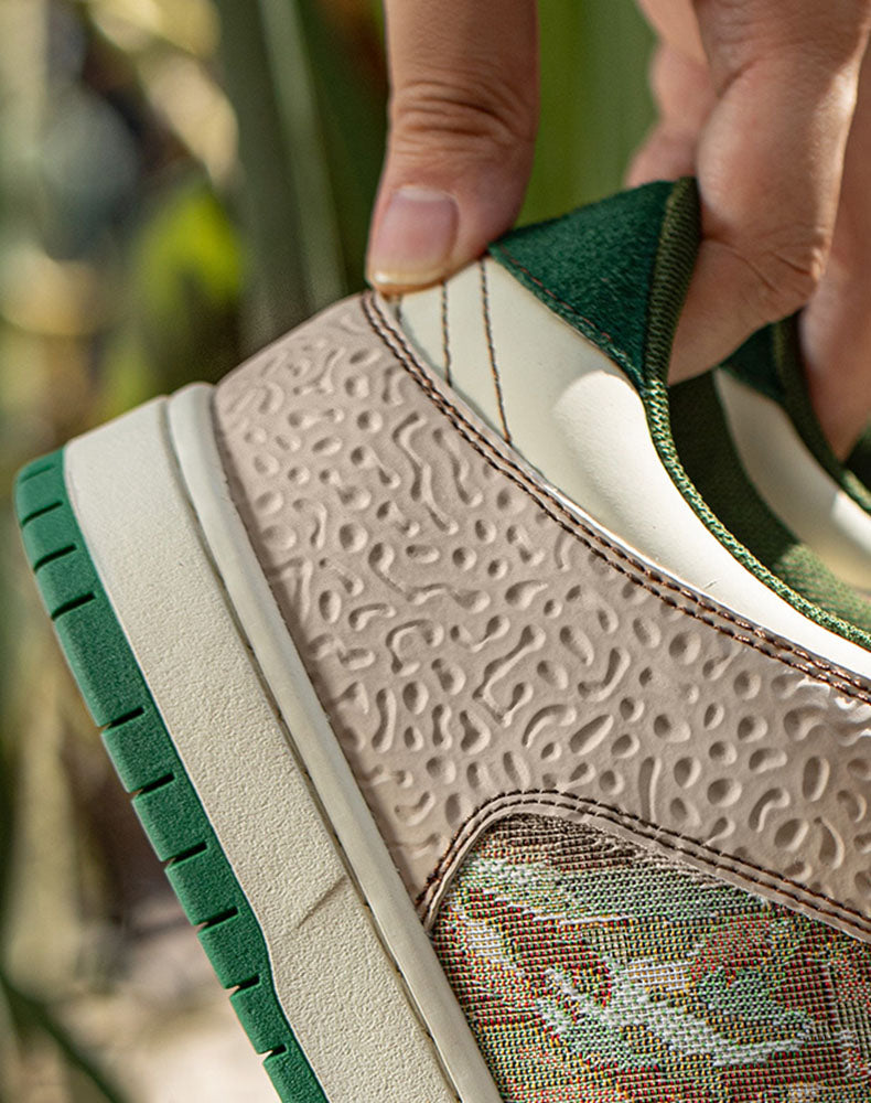 Secret Forest Oil Painting Board Unisex Casual Shoes - Harmony Gallery