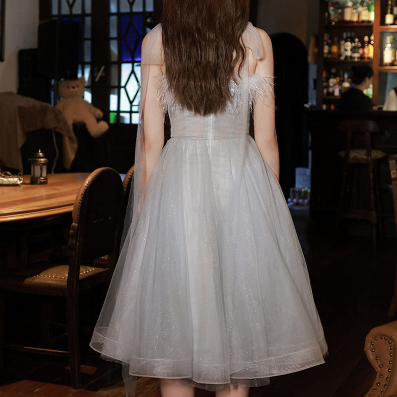 French Luxury Evening High-End Host Super Fairy Women's Dress - Harmony Gallery