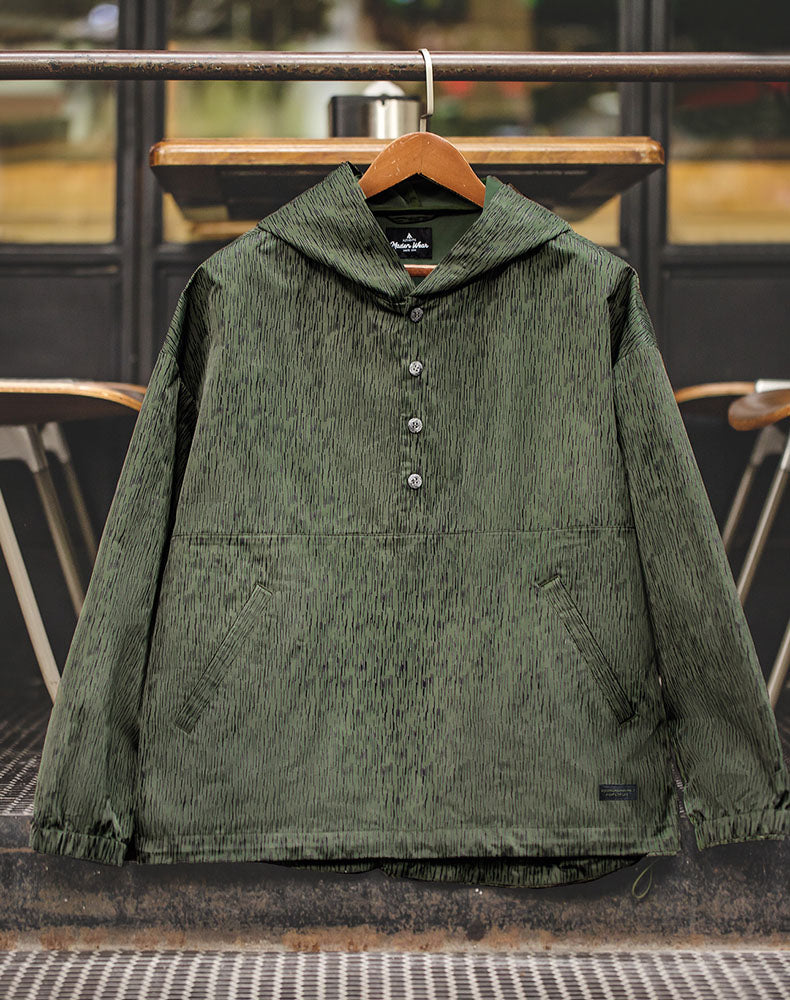 American Raindrop Camouflage Hooded Military Men's Sweater - Harmony Gallery