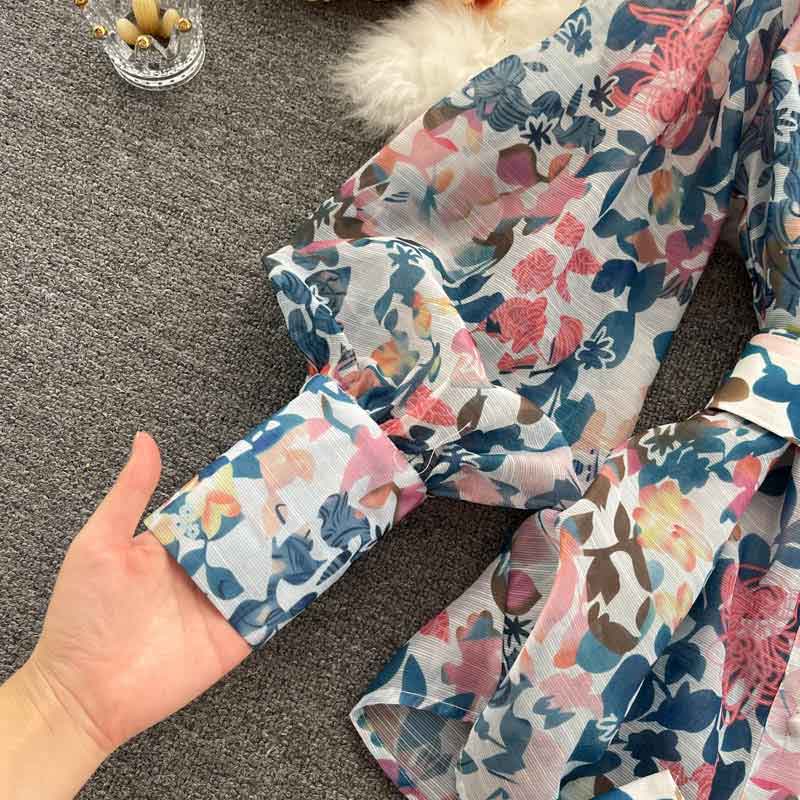 Fried Street Bubble Retro Print Women's Suit - Harmony Gallery