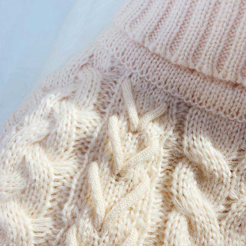 High-Neck Twist Loose Thread Outer Wear Women's Sweater - Harmony Gallery