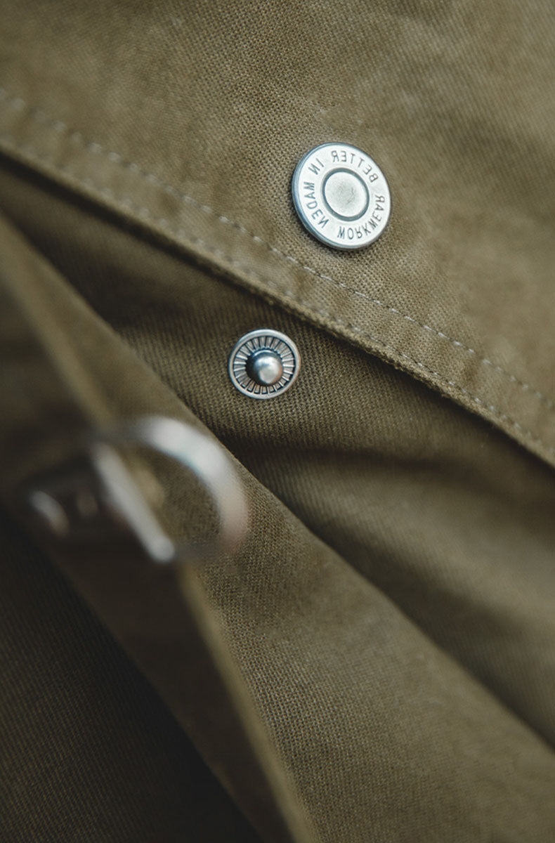 American Retro Firefighter Reflective Strip Men's Coat - Harmony Gallery