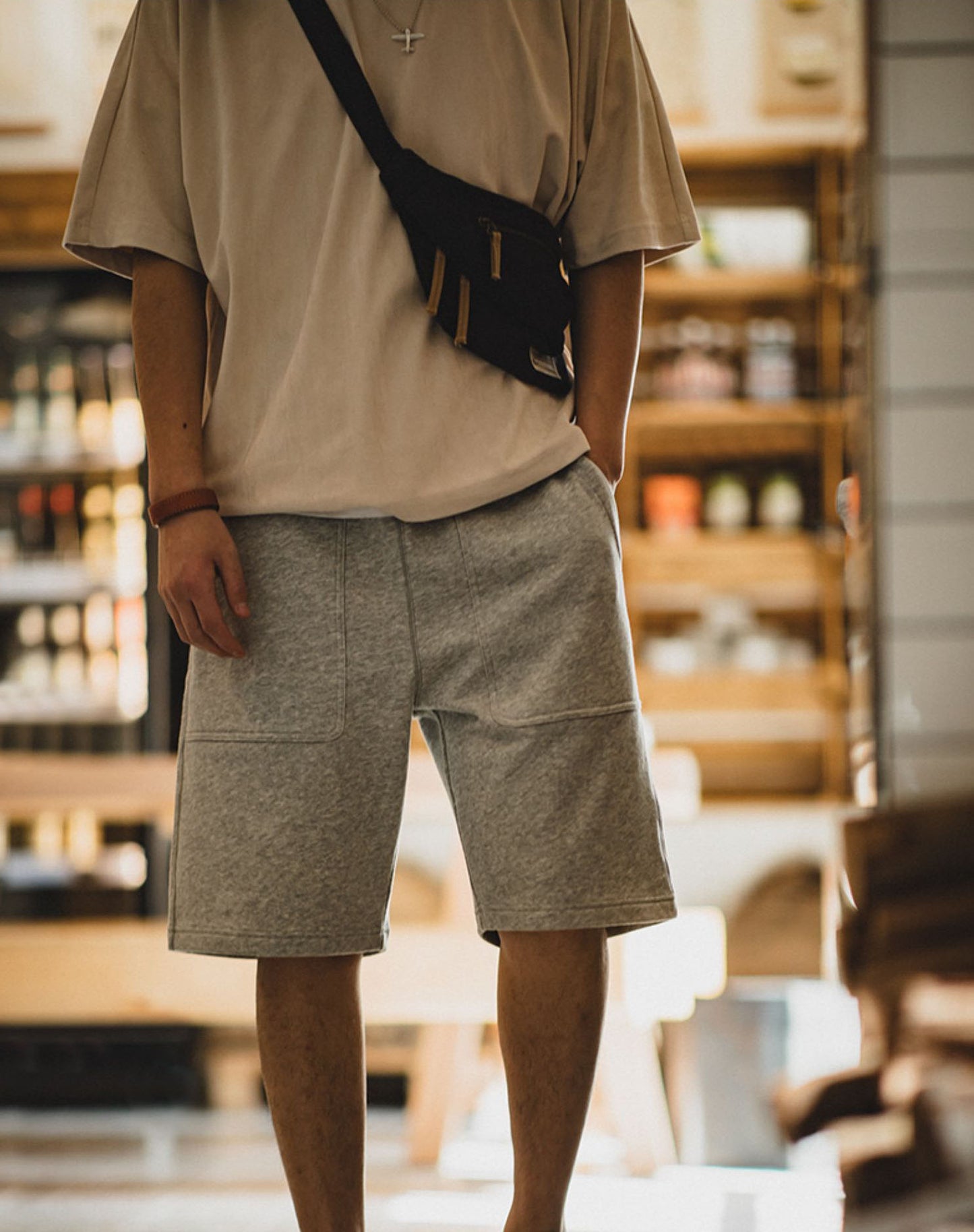 American Tooling Knitted Sports Loose Guard Men's Shorts - Harmony Gallery