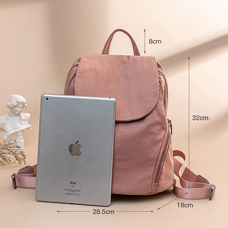 Trendy Large-Capacity Canvas Waterproof Women's Backpack - Harmony Gallery