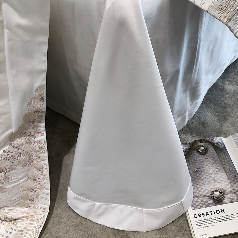 Luxury High-End Embroidery Quilt Cover Villa Bed Set - Harmony Gallery