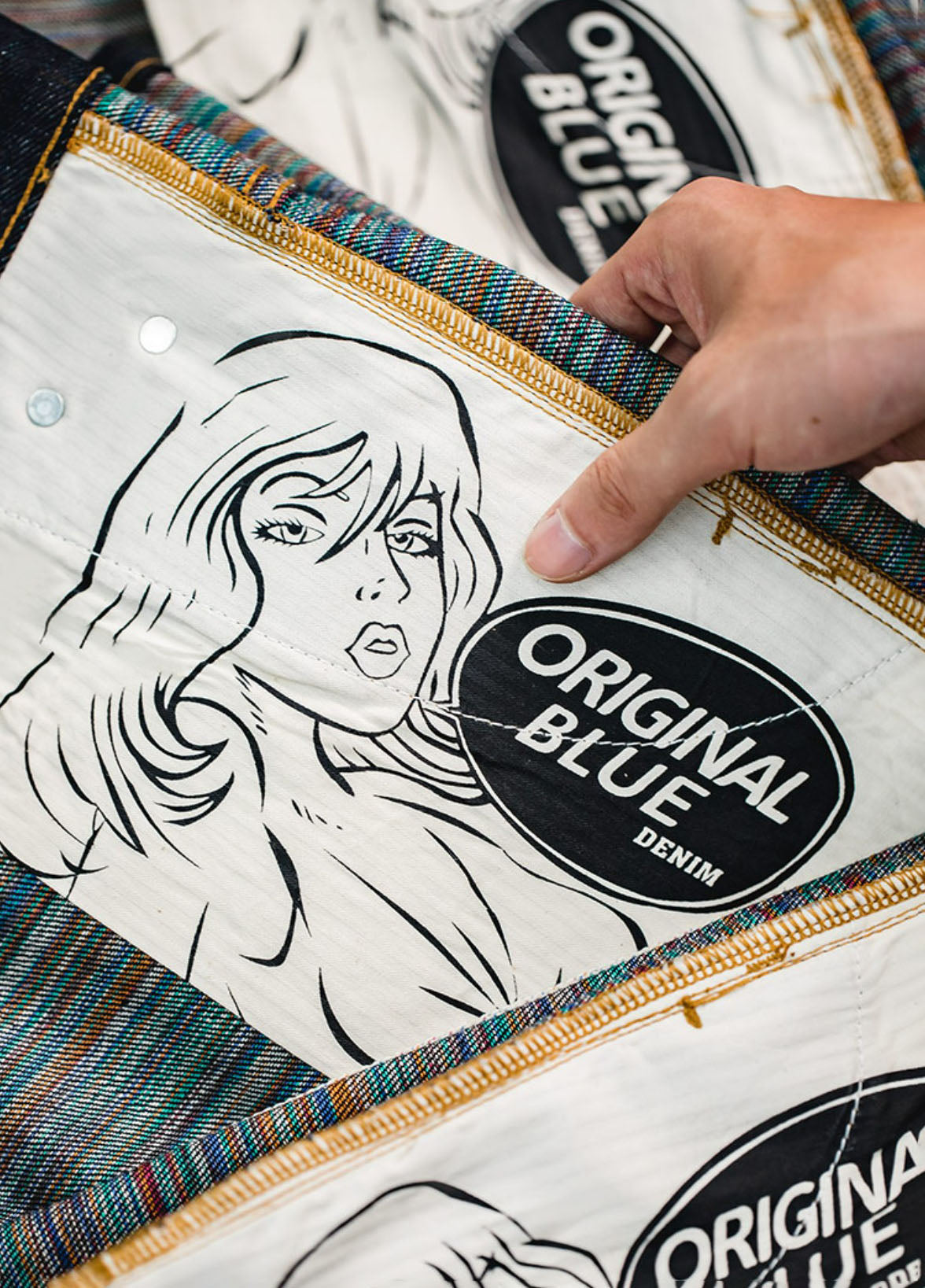 American Retro Heavyweight Colored Cotton Men's Jeans - Harmony Gallery