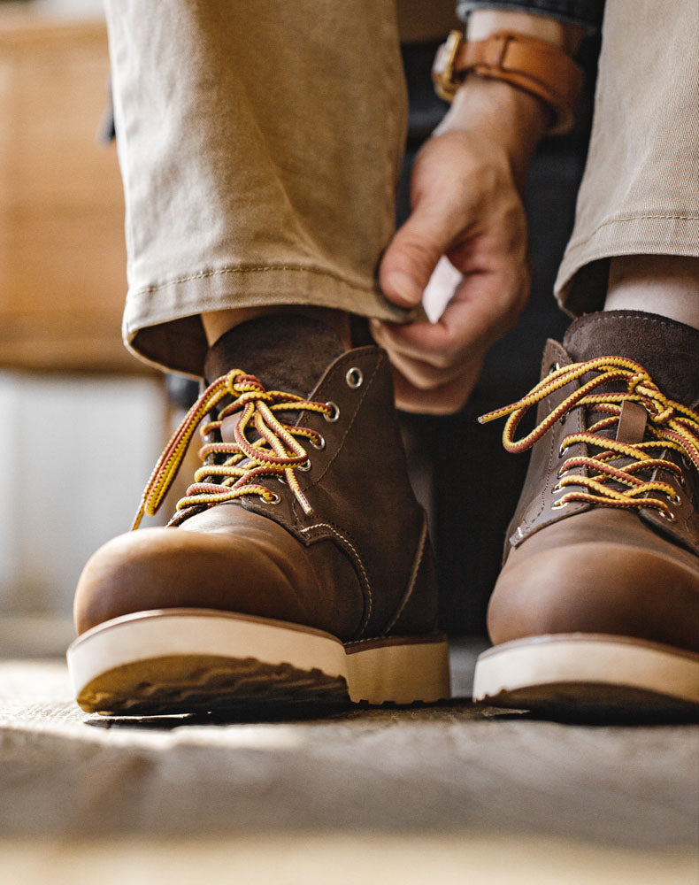 American Retro 9111 Cowhide Leather Martin Men's Boot - Harmony Gallery