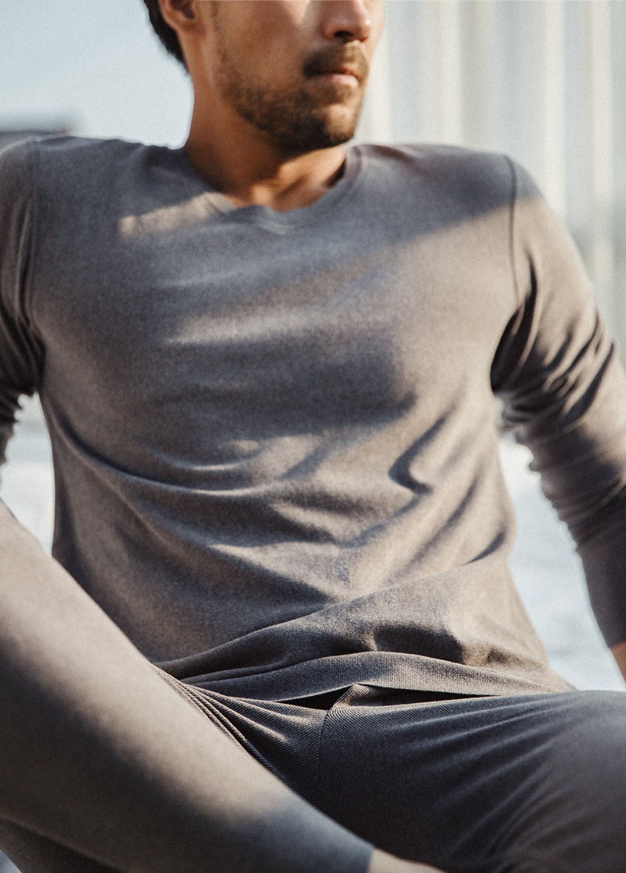 "Burning Elements" Seamless Thermal Section Men's Sleep Wear - Harmony Gallery