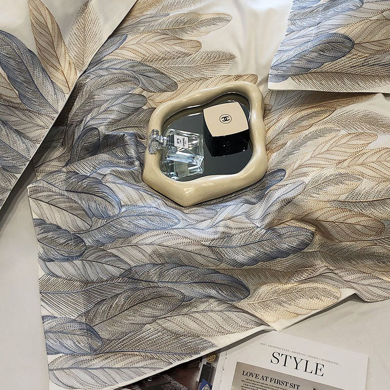 Feather Light Luxury Embroidery Quilt Cover Villa Bed Set - Harmony Gallery
