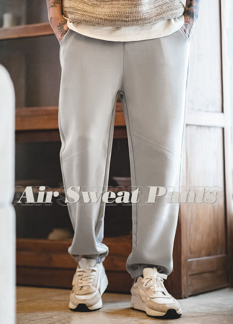 American Casual Heavy Cotton Thick Sweatpants Men's Trousers