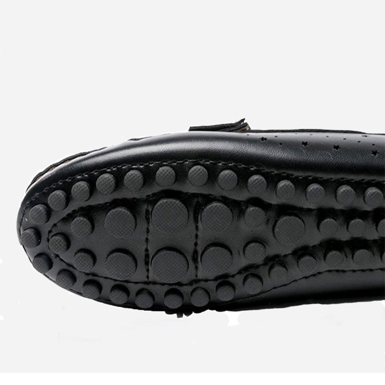 Breathable All-Match Soft Leather Comfy Women's Loafer - Harmony Gallery