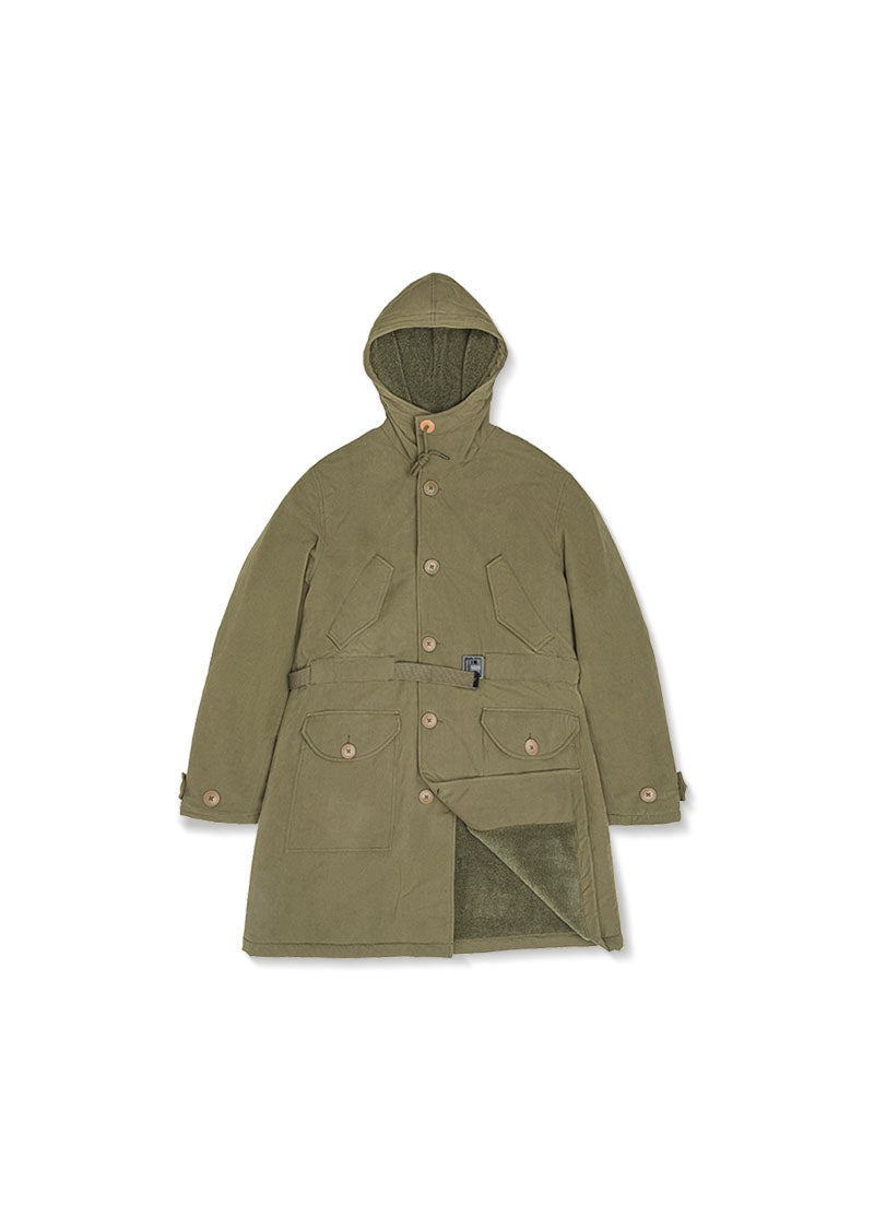 American M47 Heavy Hooded Warm Mid-Length Cotton Men's Coat - Harmony Gallery