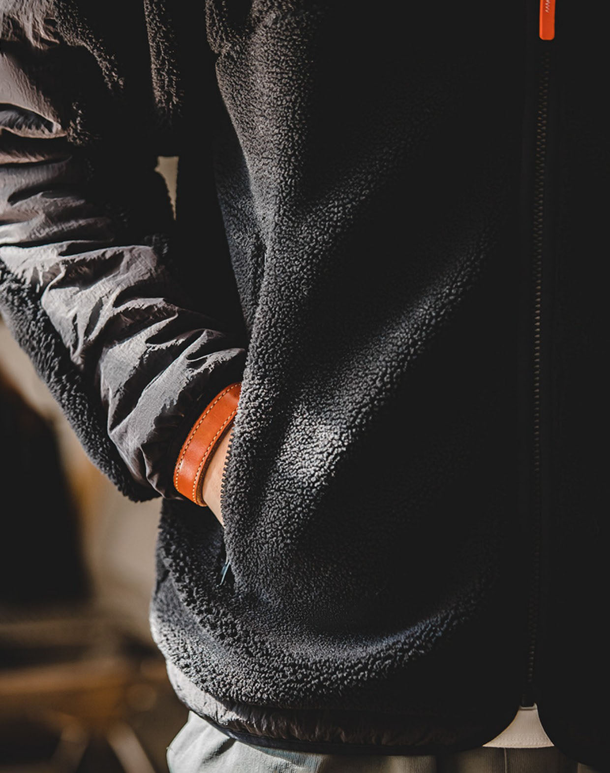 American Casual Wool Cotton Hooded Warm Velvet Men's Jacket - Harmony Gallery