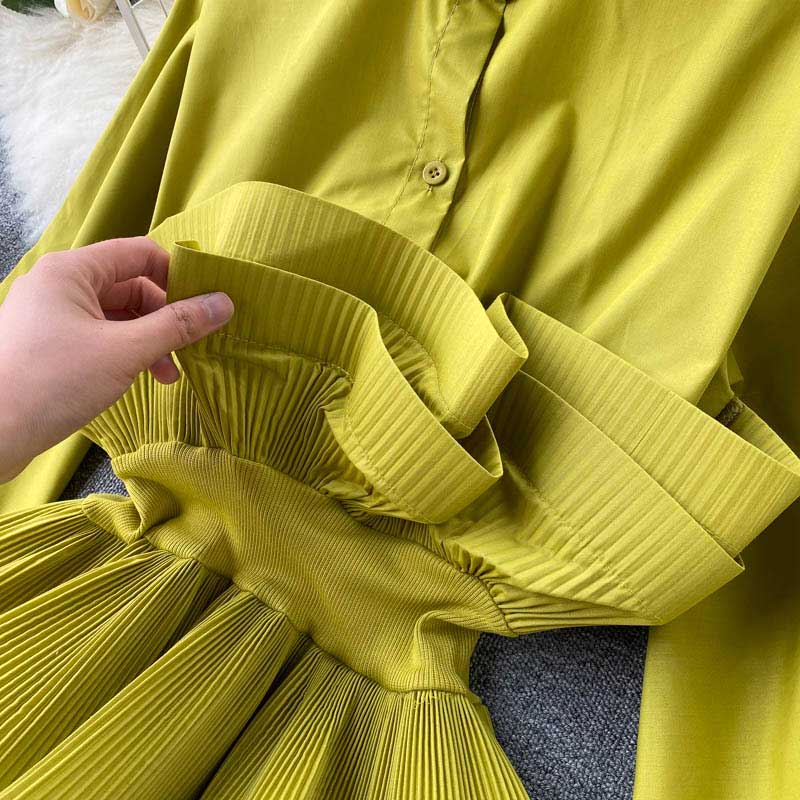 All-Match Niche Pleated Ruffled Waist Women's Top - Harmony Gallery