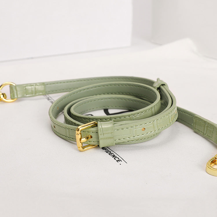 Kelly Leather Crocodile Pattern Women's Portable Bag - Harmony Gallery