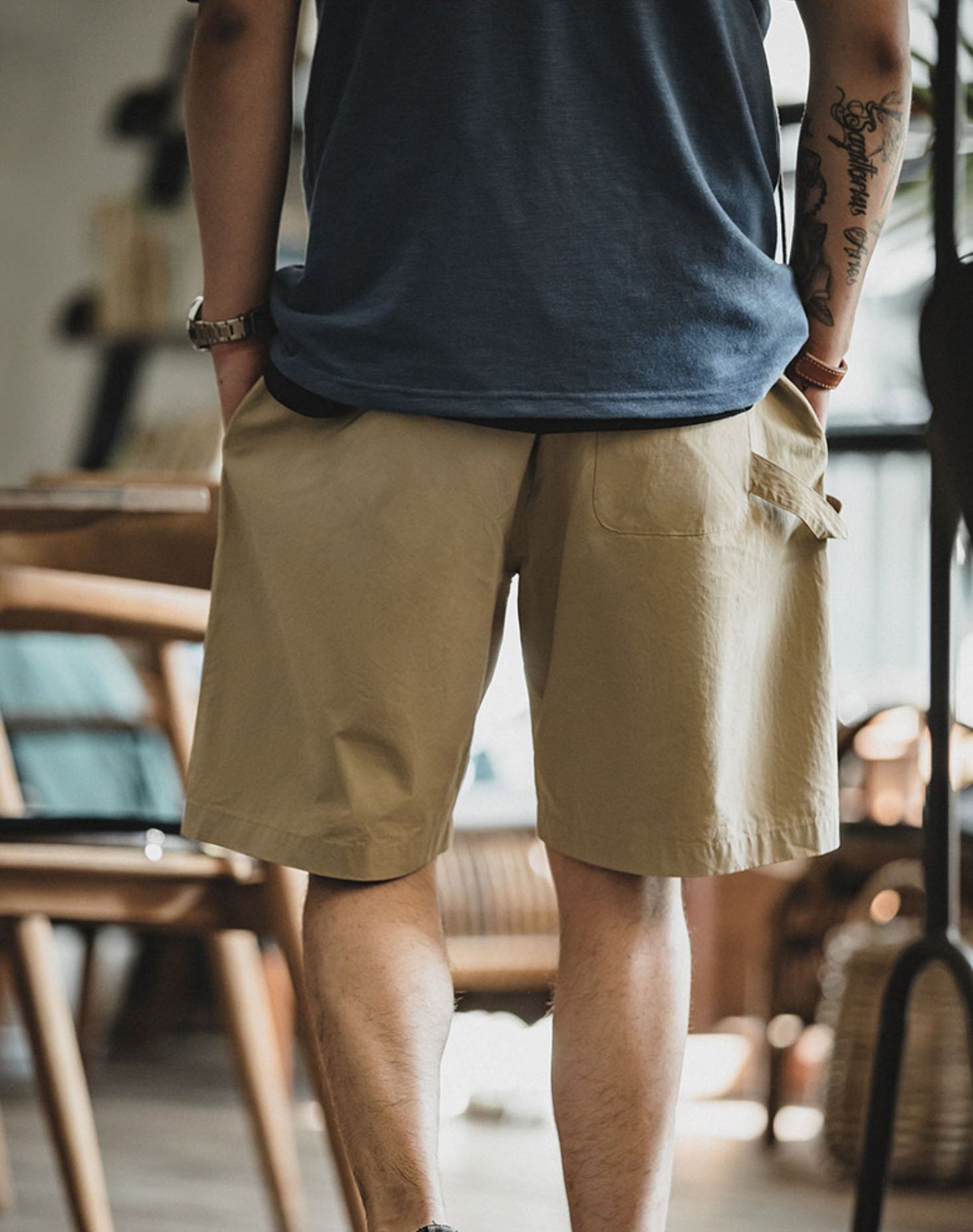 American Casual Straight Beach Loose Breathable Men's Shorts - Harmony Gallery