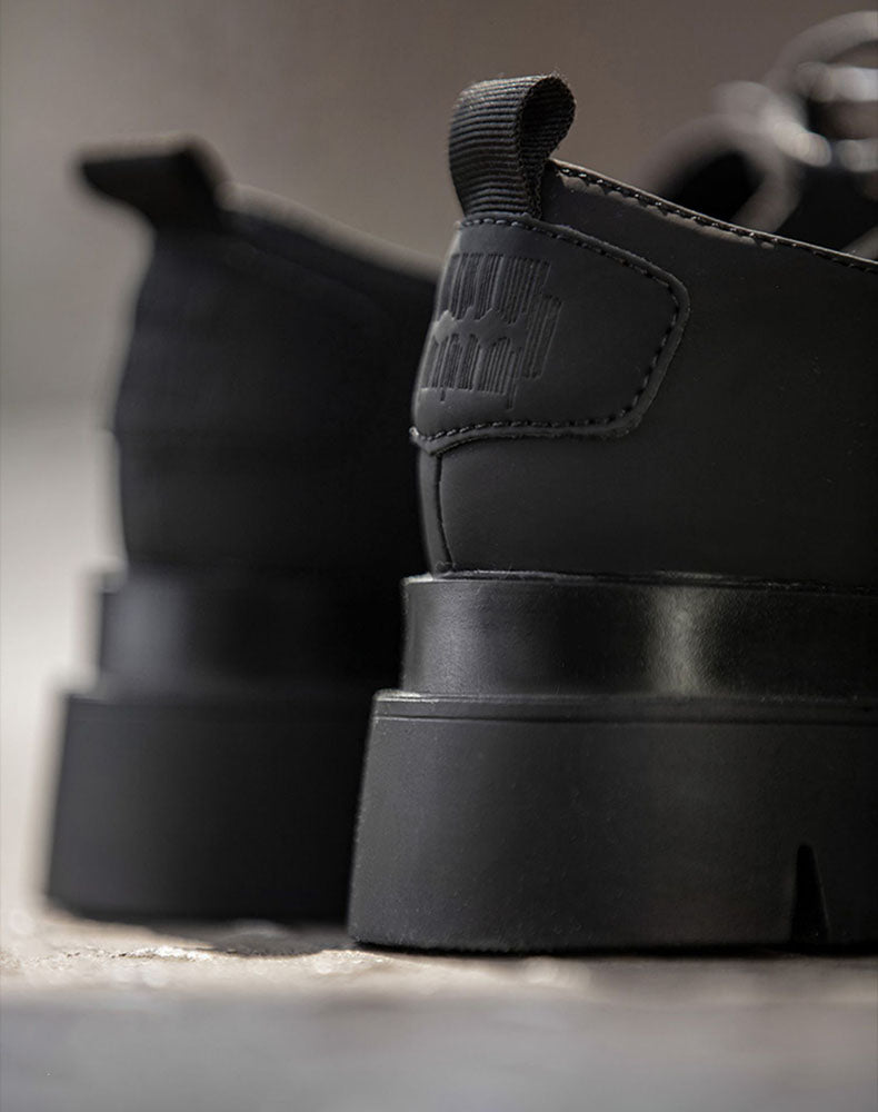 American Lather Thick-Soled High-End Big Head Unisex Dress Shoes - Harmony Gallery