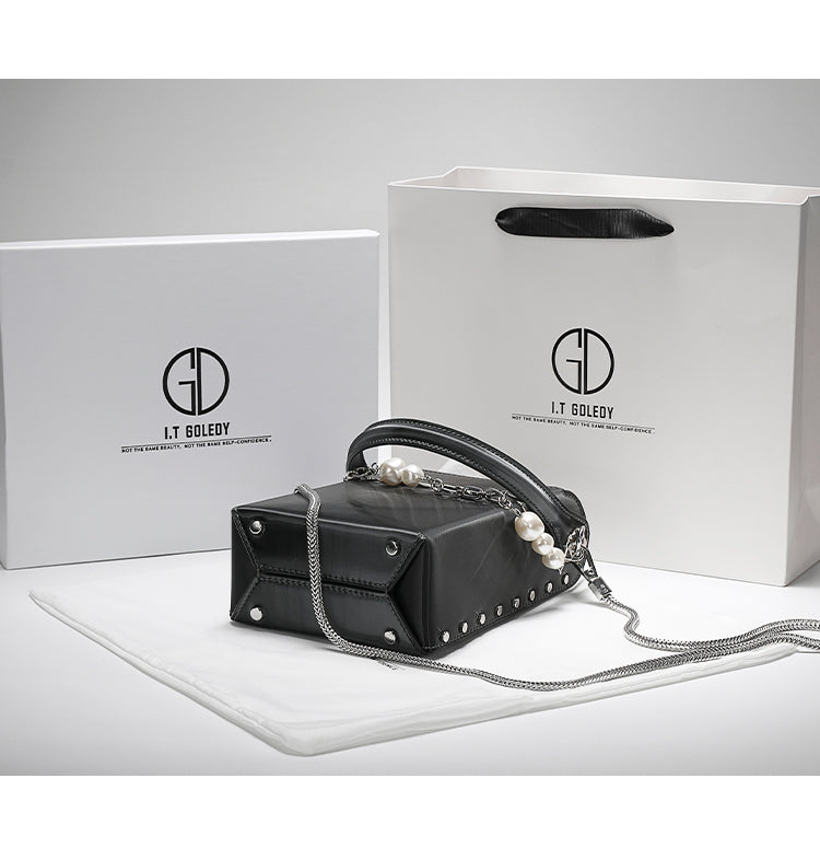 Olivia Black Cigarette Case Mobile women's handbag - Harmony Gallery