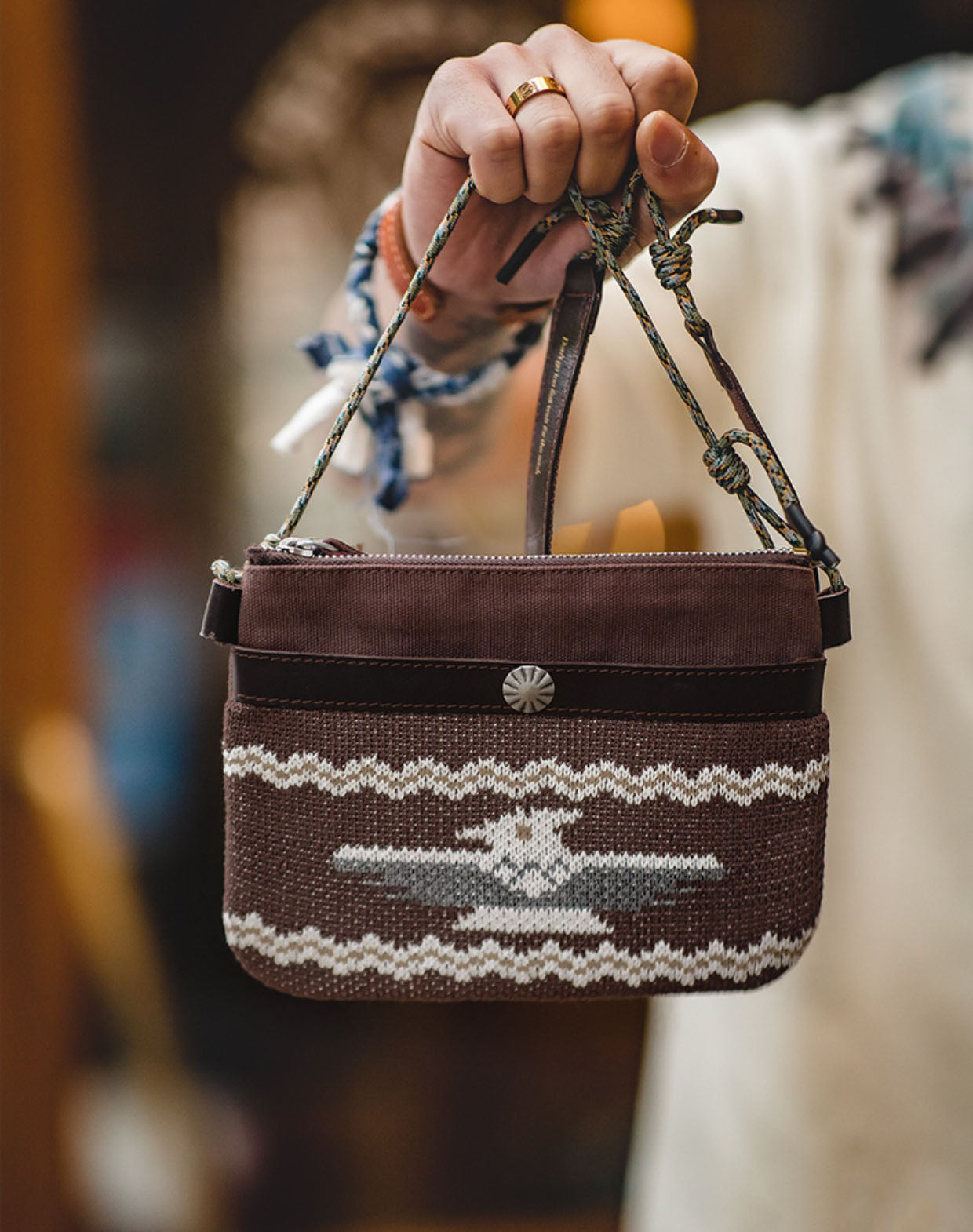 The Harmony Crossbody Bag - Brown