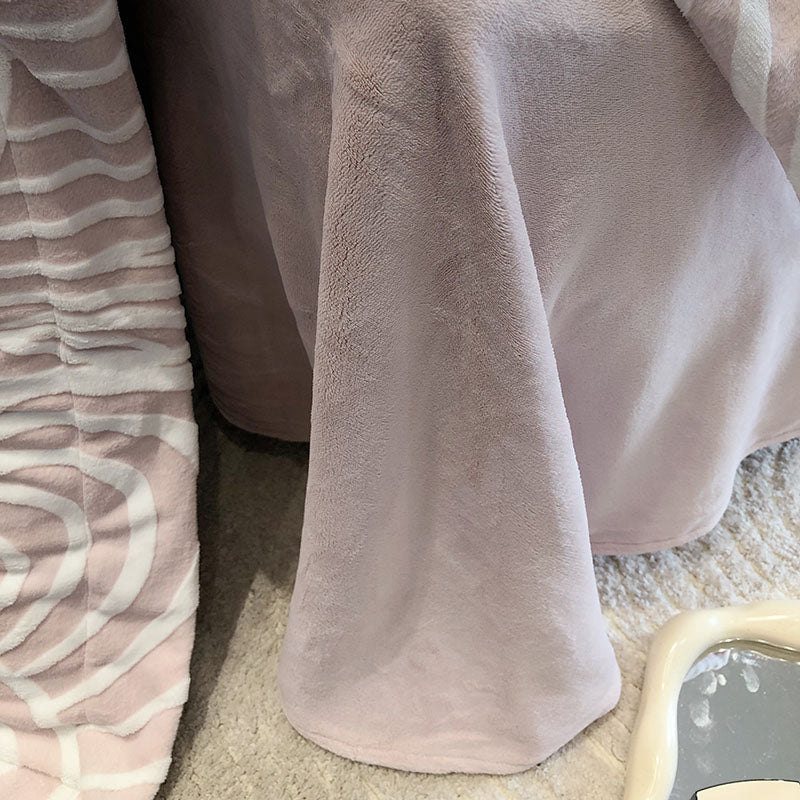 Luxury High-End Milk Velvet Set Winter Warm Cover Bed Set - Harmony Gallery