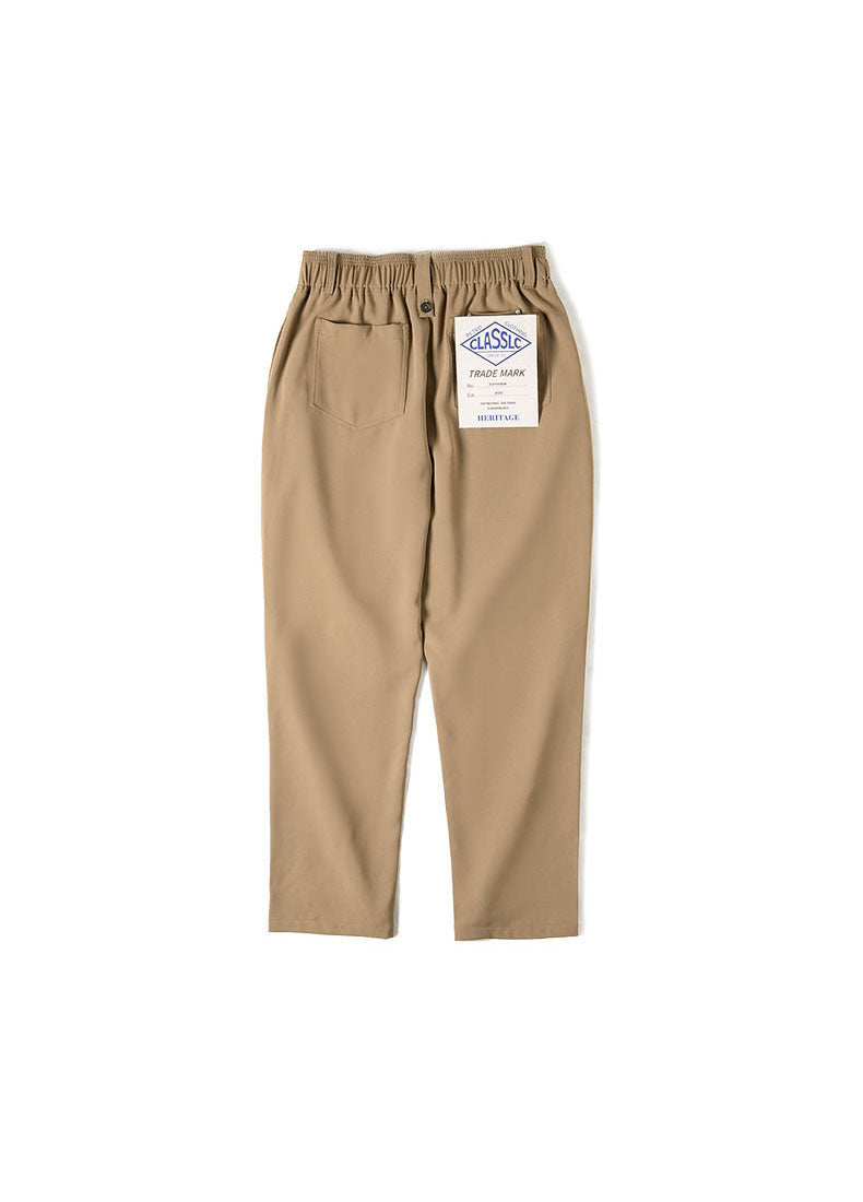 Tooling Casual Anti-Wrinkle Elastic-Waist Straight Men's Trousers - Harmony Gallery