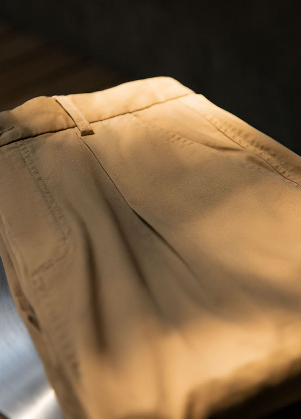 American Casual Brushed Stretch Slim Tapered Men's Trousers - Harmony Gallery