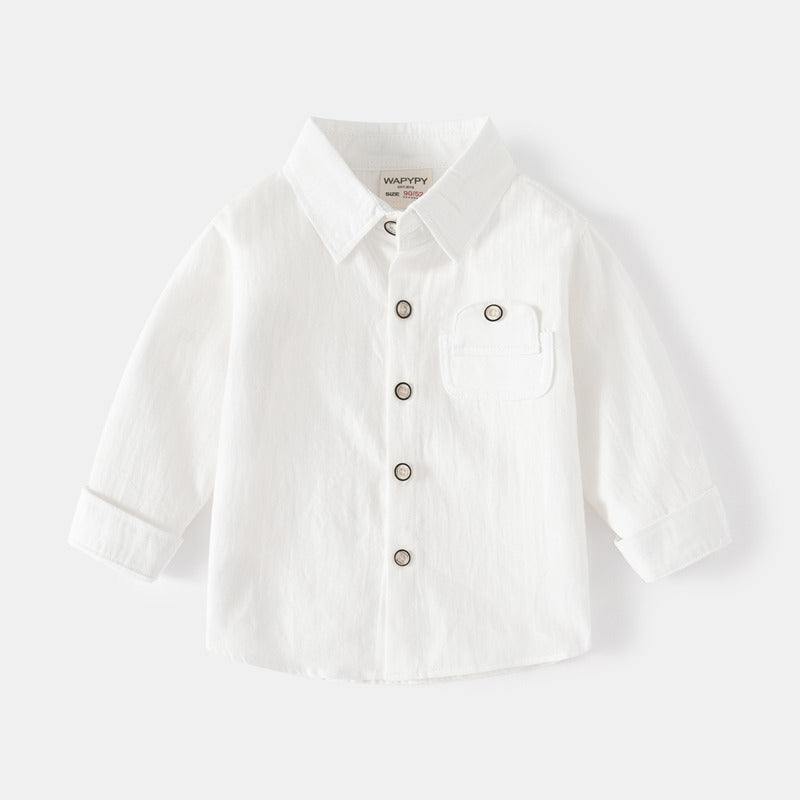 New Spring and Autumn Fashion Trend Baby Boy's Shirt