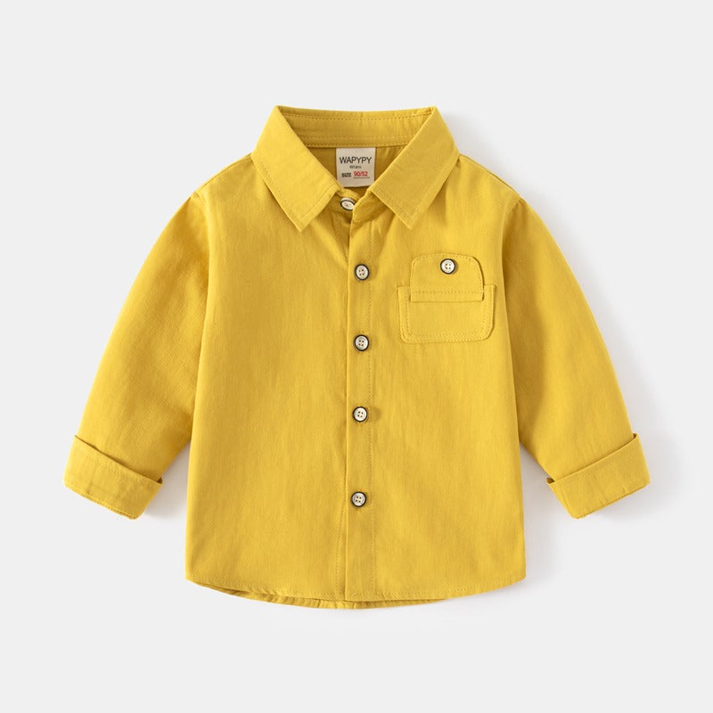 New Spring and Autumn Fashion Trend Baby Boy's Shirt - Harmony Gallery