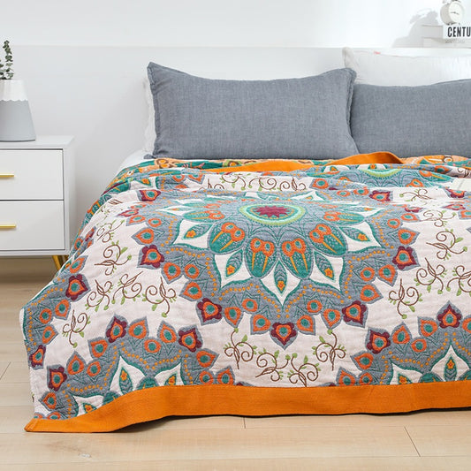 Multi-Layer Air-Conditioning Summer Cotton Coverlet