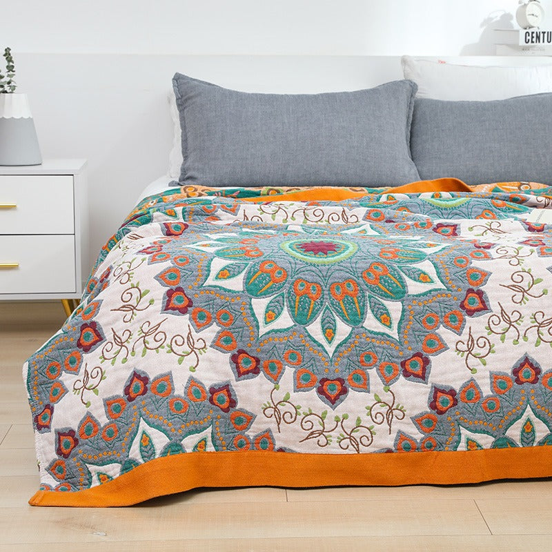 Multi-Layer Air-Conditioning Summer Cotton Coverlet - Harmony Gallery
