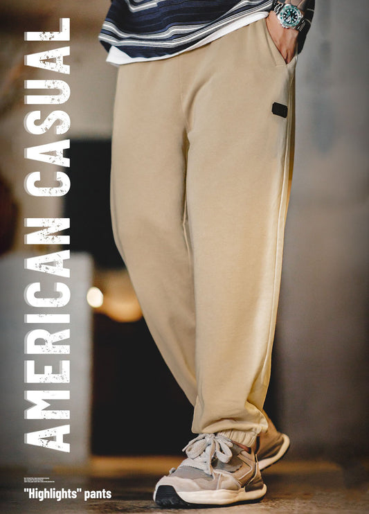 American Workwear Sports Sweatpants Loose Men's Trousers - Harmony Gallery
