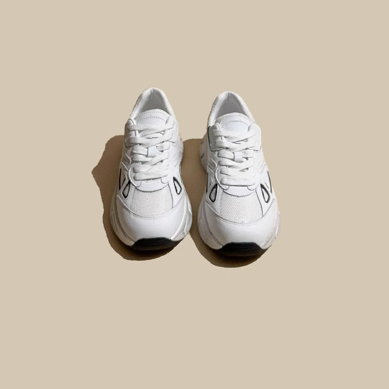 American Running Breathable Mesh Platform Women's Shoes