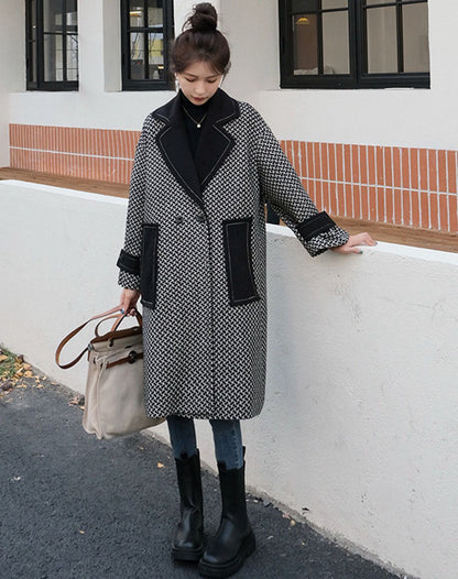 Duffle Winter High-End Thickened Hepburn Woolen Women's Coat