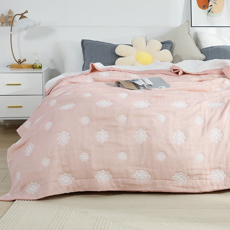 Eight-Layer Modern Pure Cotton Air-Conditioning Summer Coverlet - Harmony Gallery