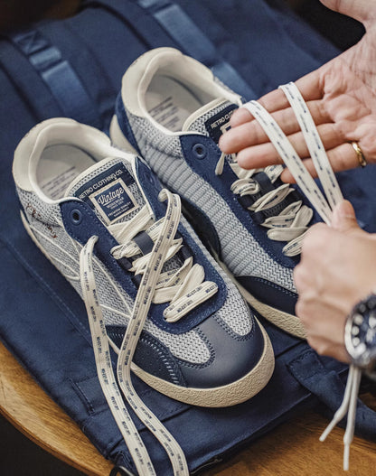 German Retro Forrest Gump Mesh Breathable Soft Sole Thin Men's Casual Shoes - Harmony Gallery