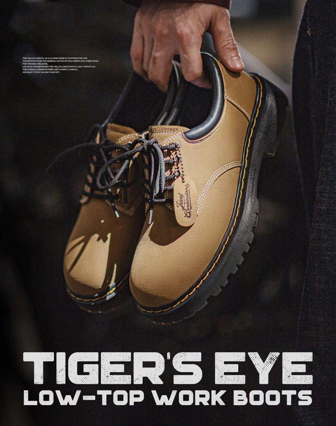 American Retro Derby Soft-Soled Leather Heightened Big Head Men's Dress Shoes - Harmony Gallery