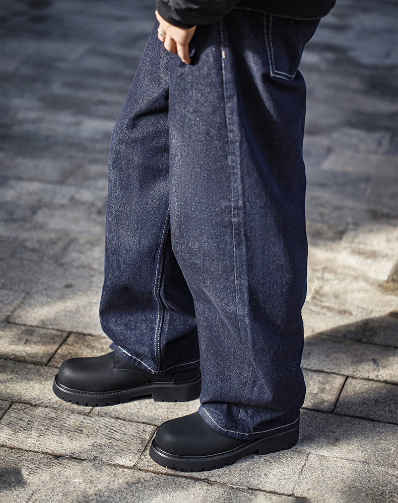 American Big Martin Boots Round Toe Work Mid-Cut Commuter Men's Boot - Harmony Gallery