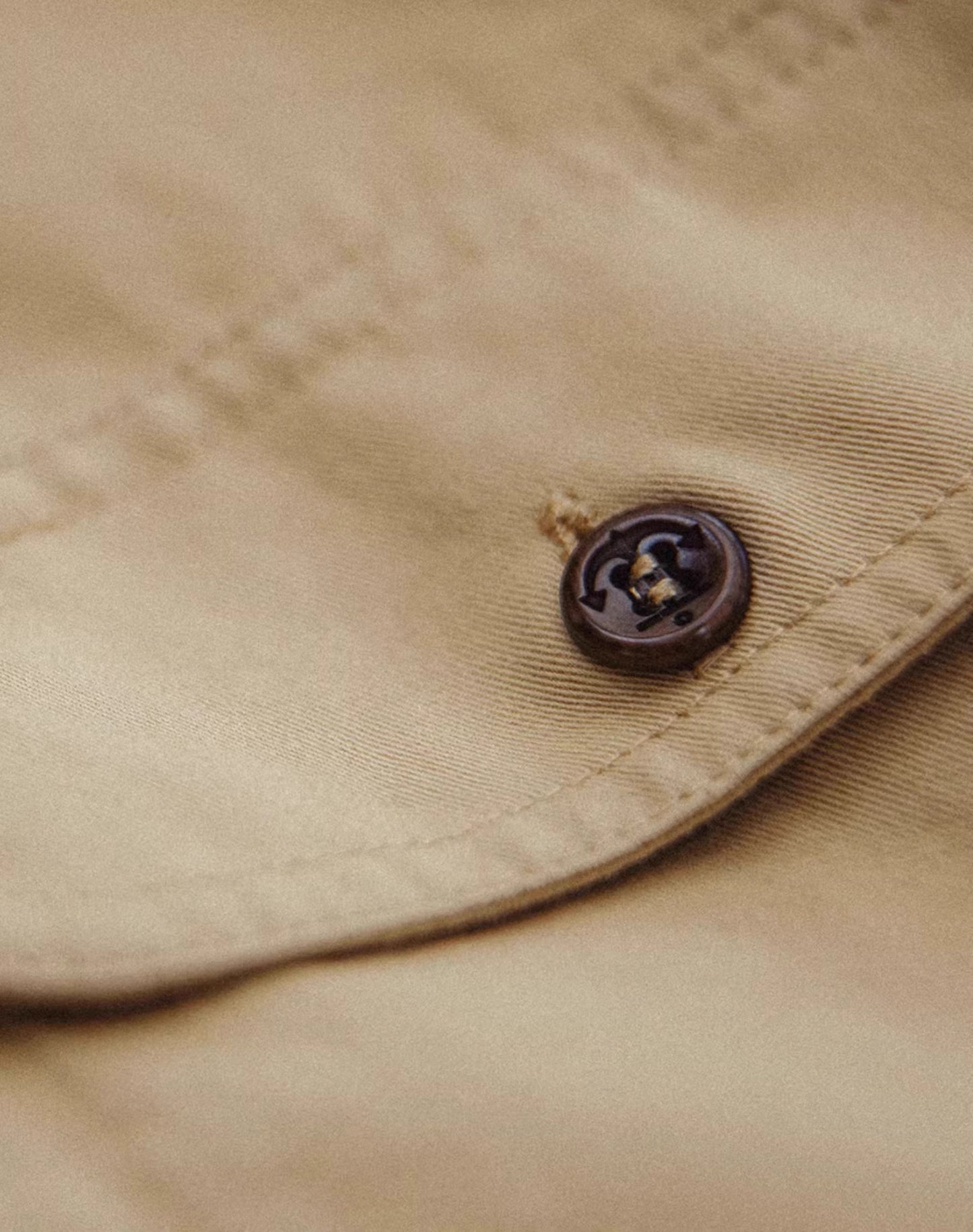 American Retro Contrast Color Splicing Cotton Pocket Men's Shirt - Harmony Gallery