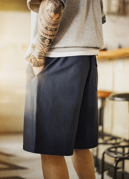 American Thin Woven Breathable Straight-Leg pants Clean Fit Men's Shorts - Harmony Gallery