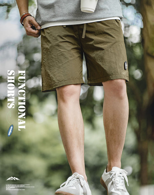 Mountain Light And Thin Nylon Function Wrinkle Men's Shorts - Harmony Gallery