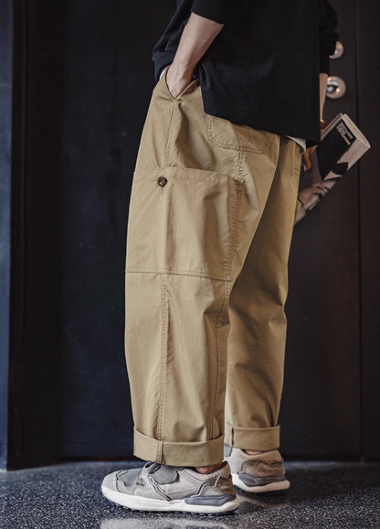 American Multi-Pocket Silhouette Straight Tapered Herrenhose