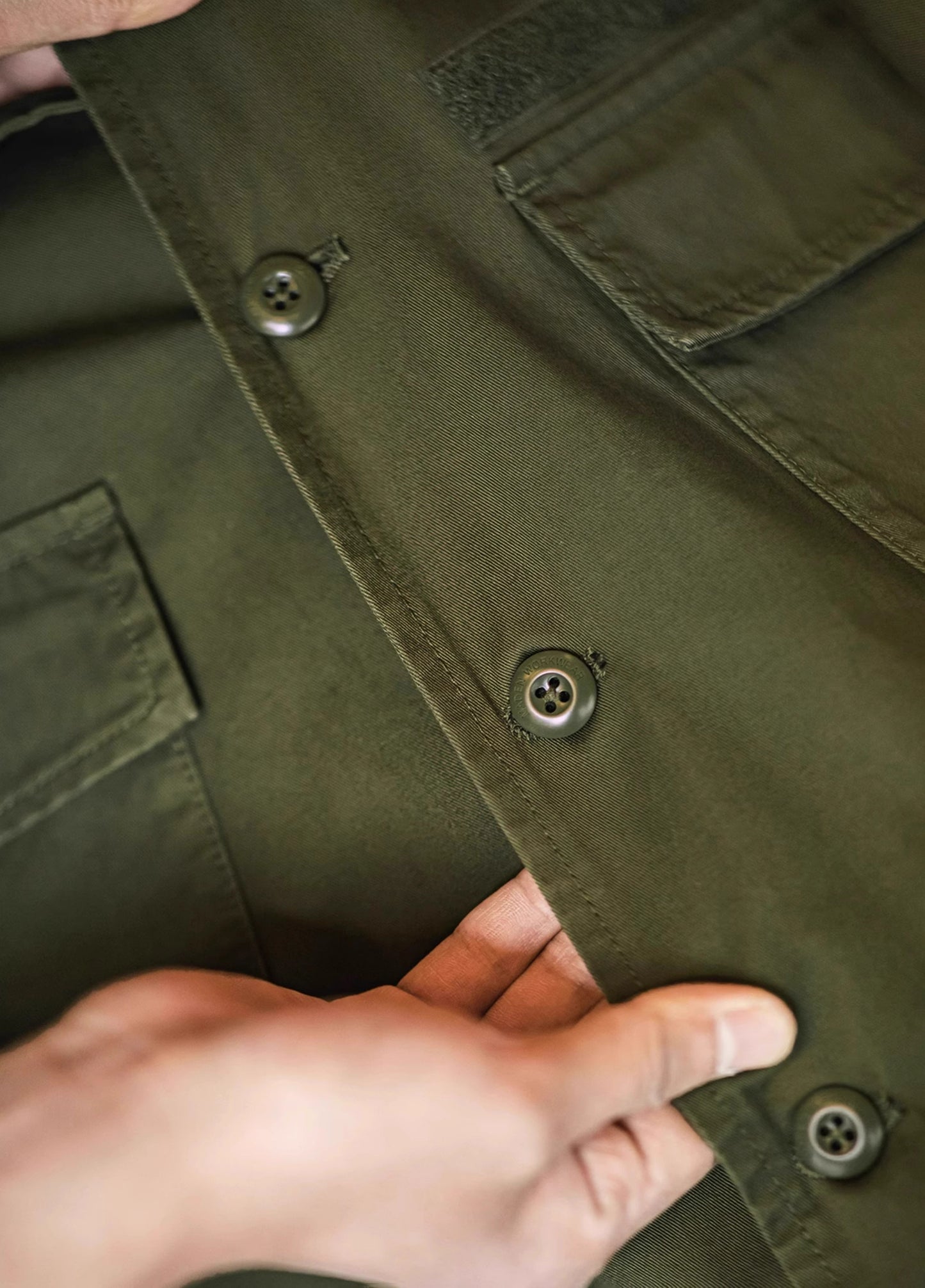 American Retro Workwear M42 Four-Pocket Military Men's Shirt - Harmony Gallery